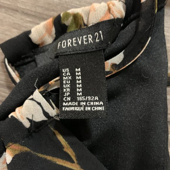 Forever 21 | Women's Floral Sleeveless Maxi Dress Size Medium - Picture 5 of 5